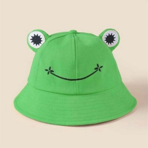 BOGO FREE SAOROPEB Frog Hat For Adult Teens, Cute Frog- Cotton Bucket Hat NEW - Picture 5 of 5
